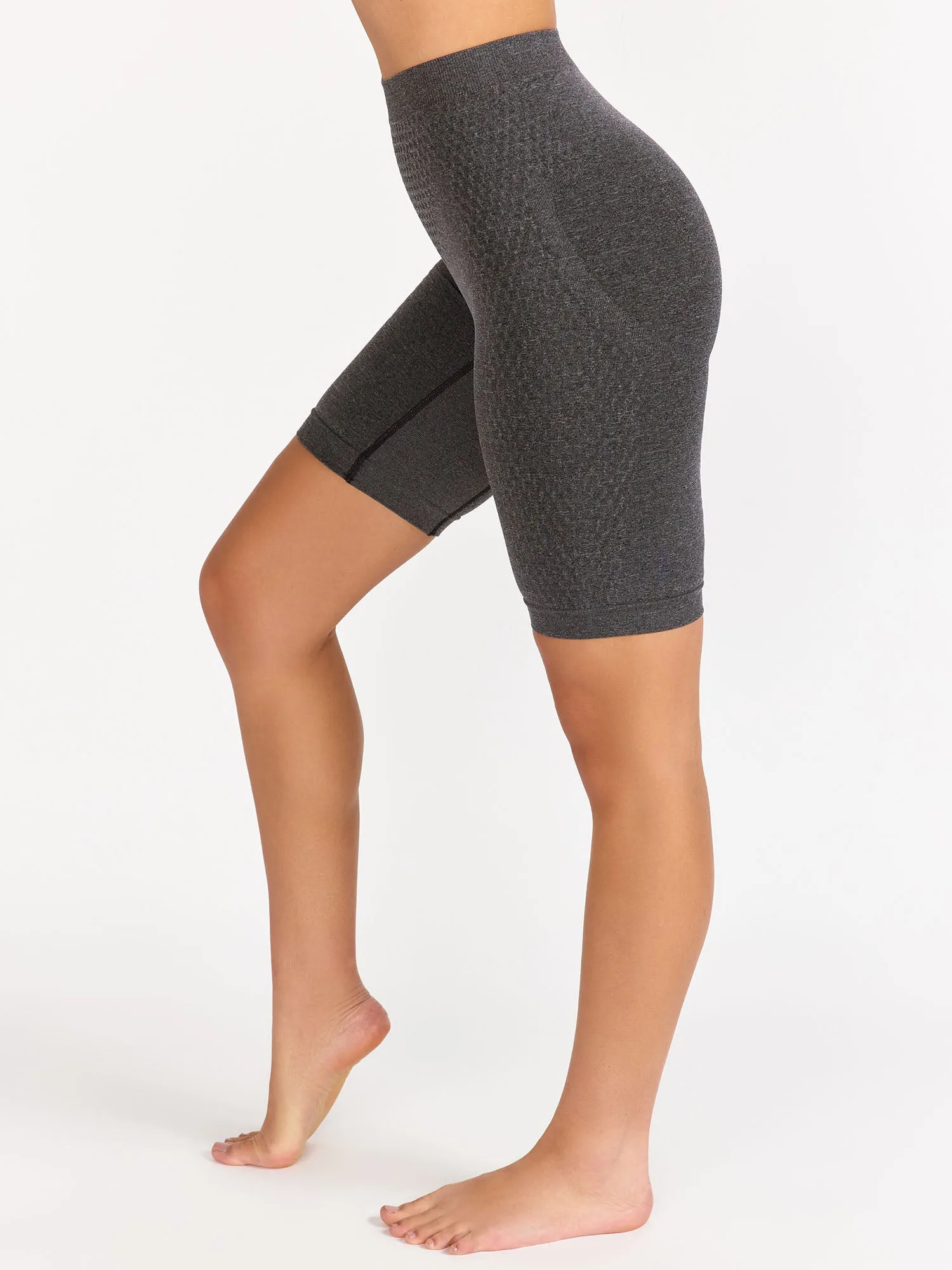 2-Pack High Rise Seamless Compression Short Set