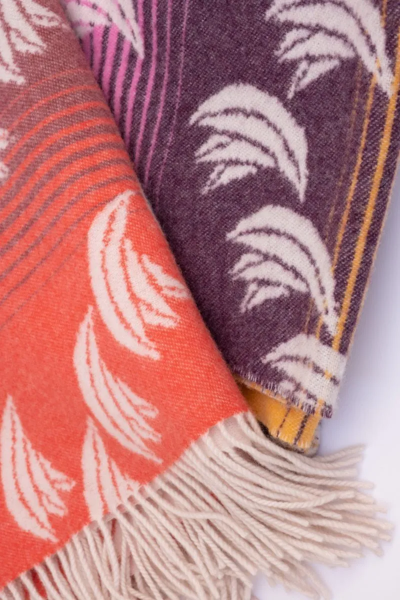 Banana Rainbow Wool Cashmere Blanket