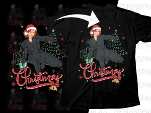 Black Widow Christmas Graphic Casual Png Digital Download