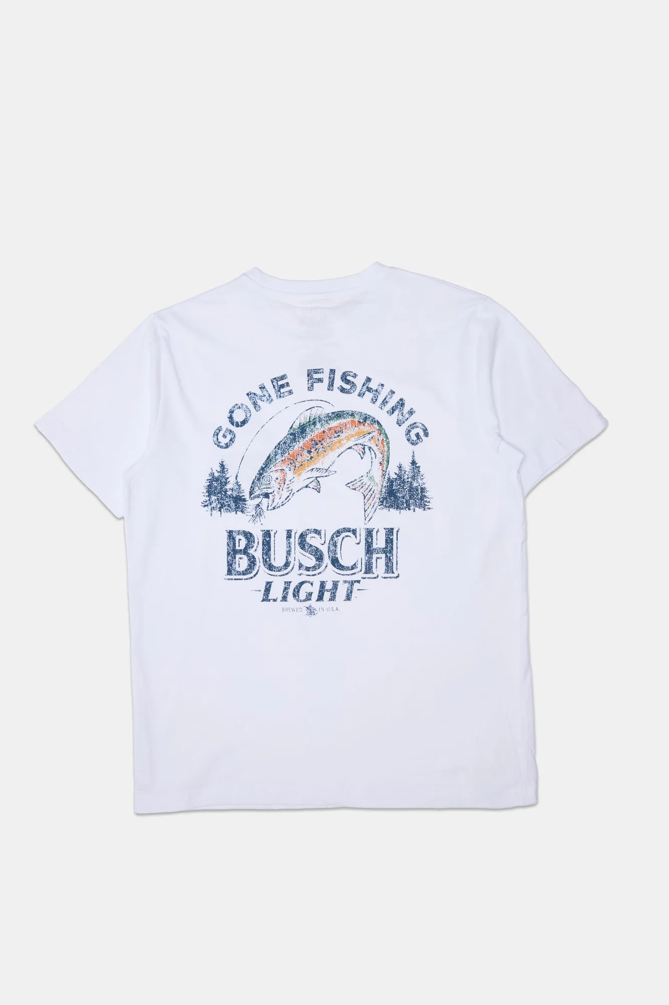 Busch Light Gone Fishing Graphic Tee