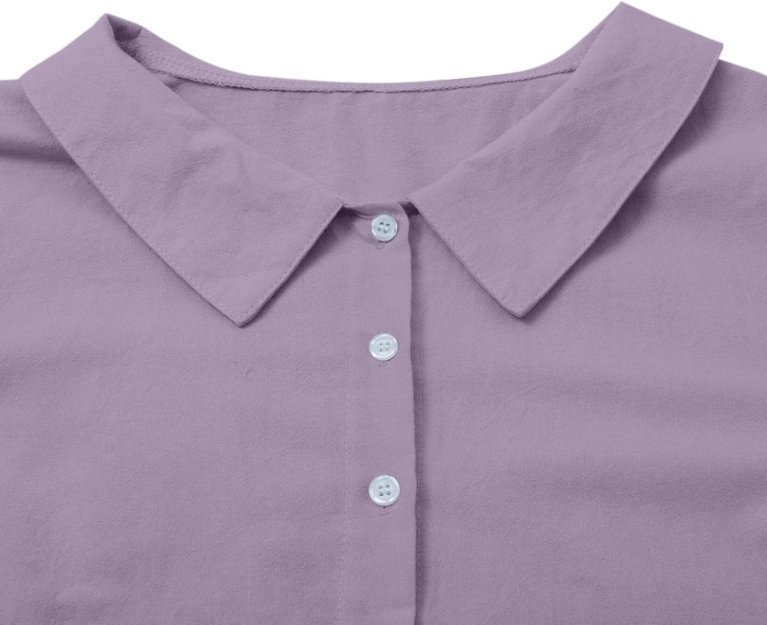 Button Up Midi Dress for Women Smocked Waist A-Line Dress Short Sleeve Solid Flowy Beach Summer Dresses 2025
