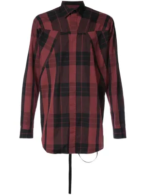 Checkered Panel Shirt