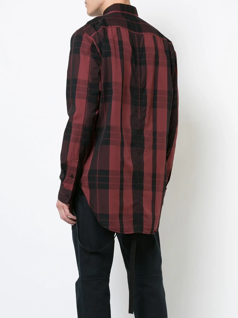Checkered Panel Shirt