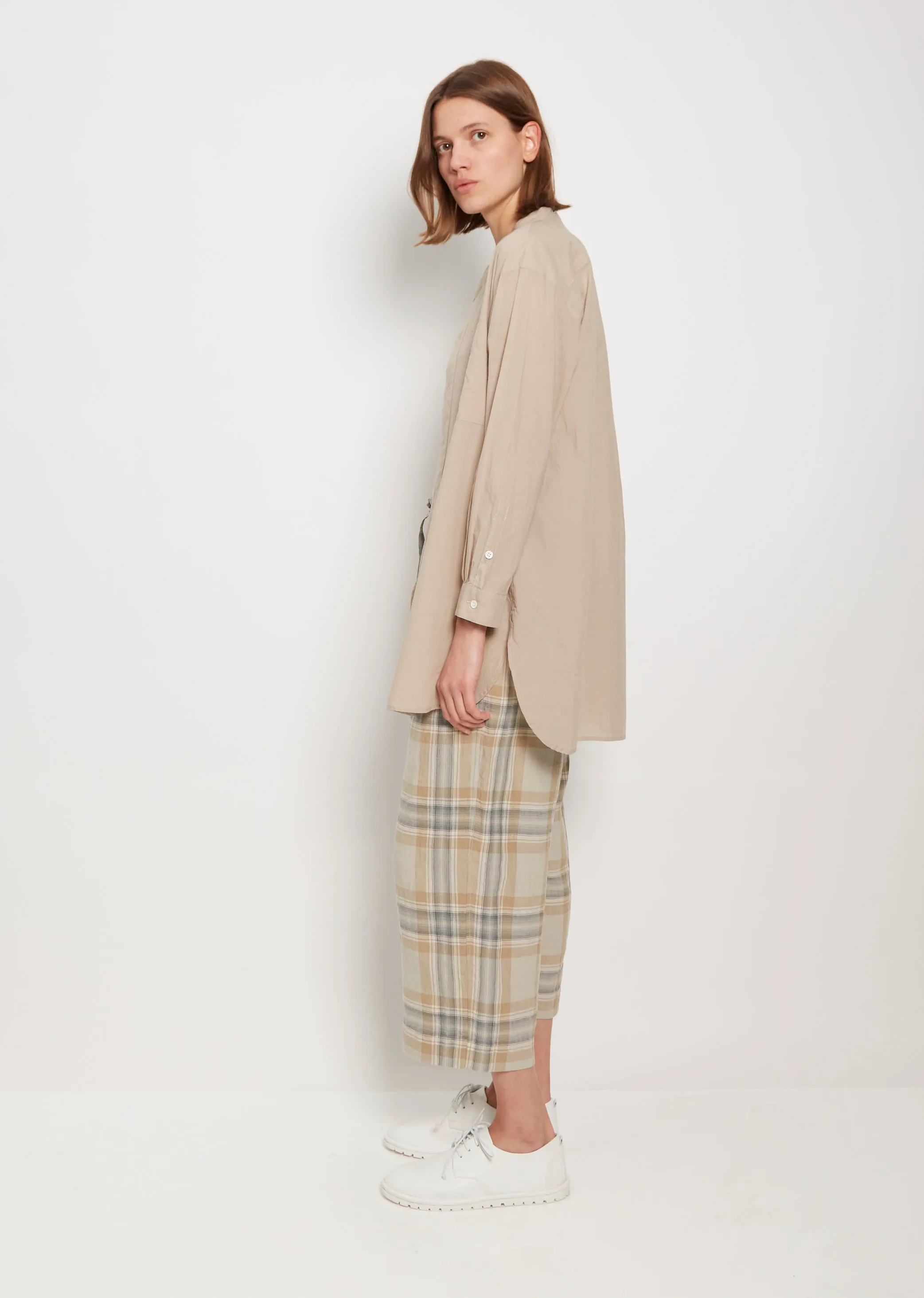 Classic Band Collar Shirt