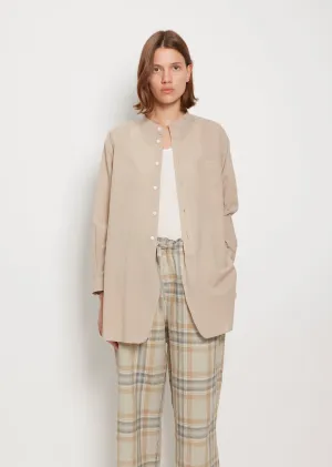Classic Band Collar Shirt