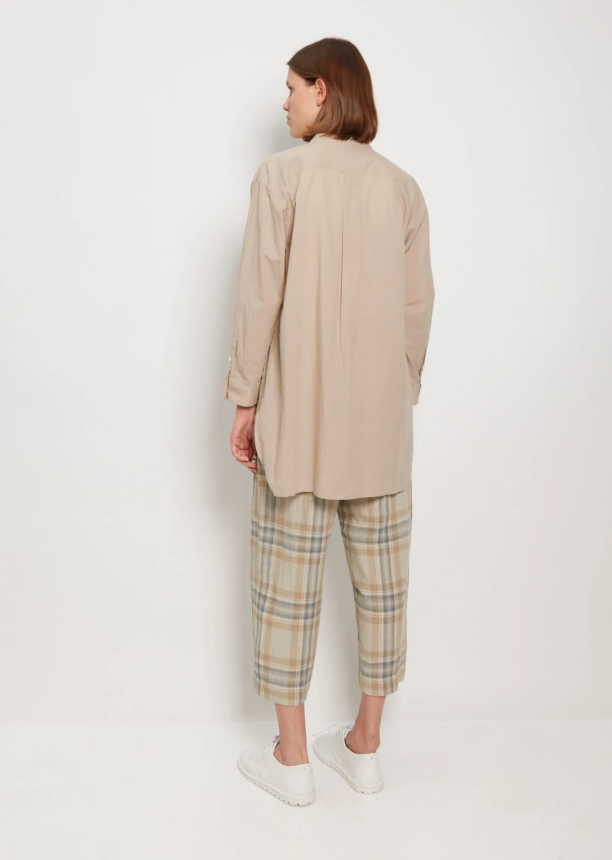 Classic Band Collar Shirt