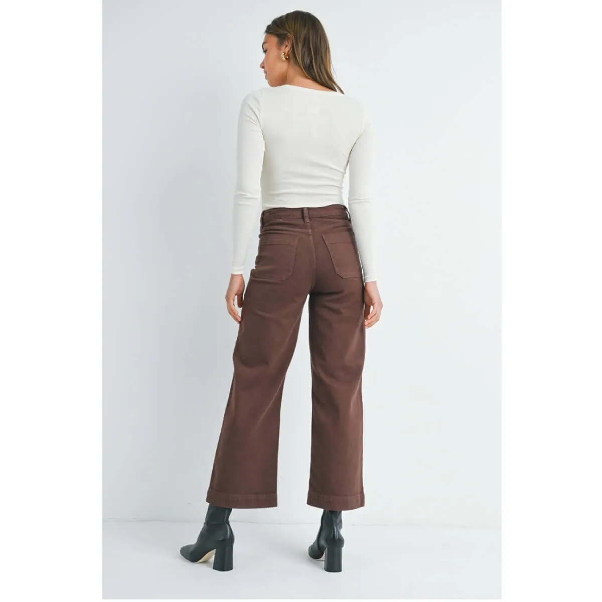 Colored Denim Utility Pants