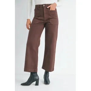 Colored Denim Utility Pants