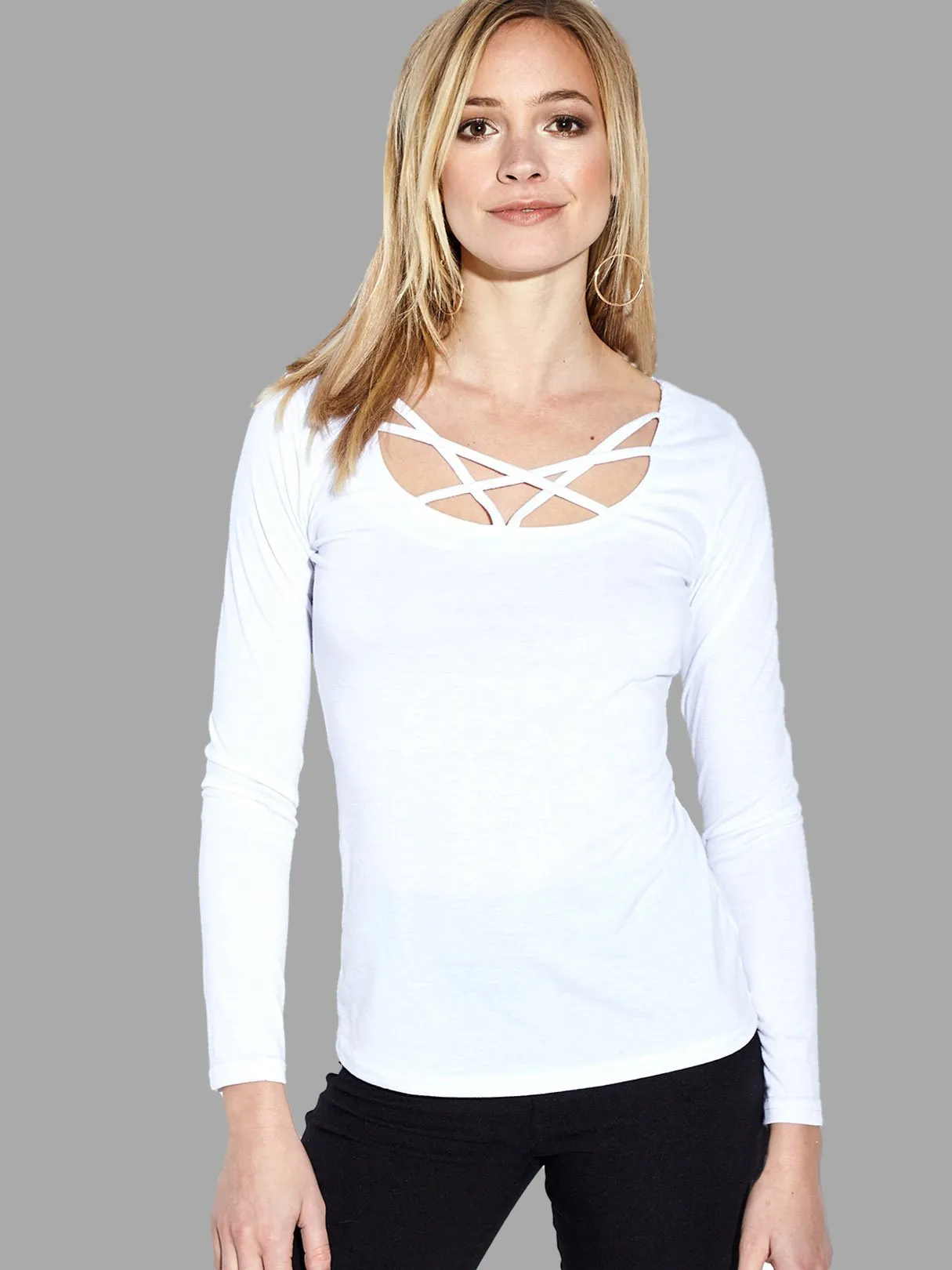 Custom Sexy Crossed Straps T-shirt