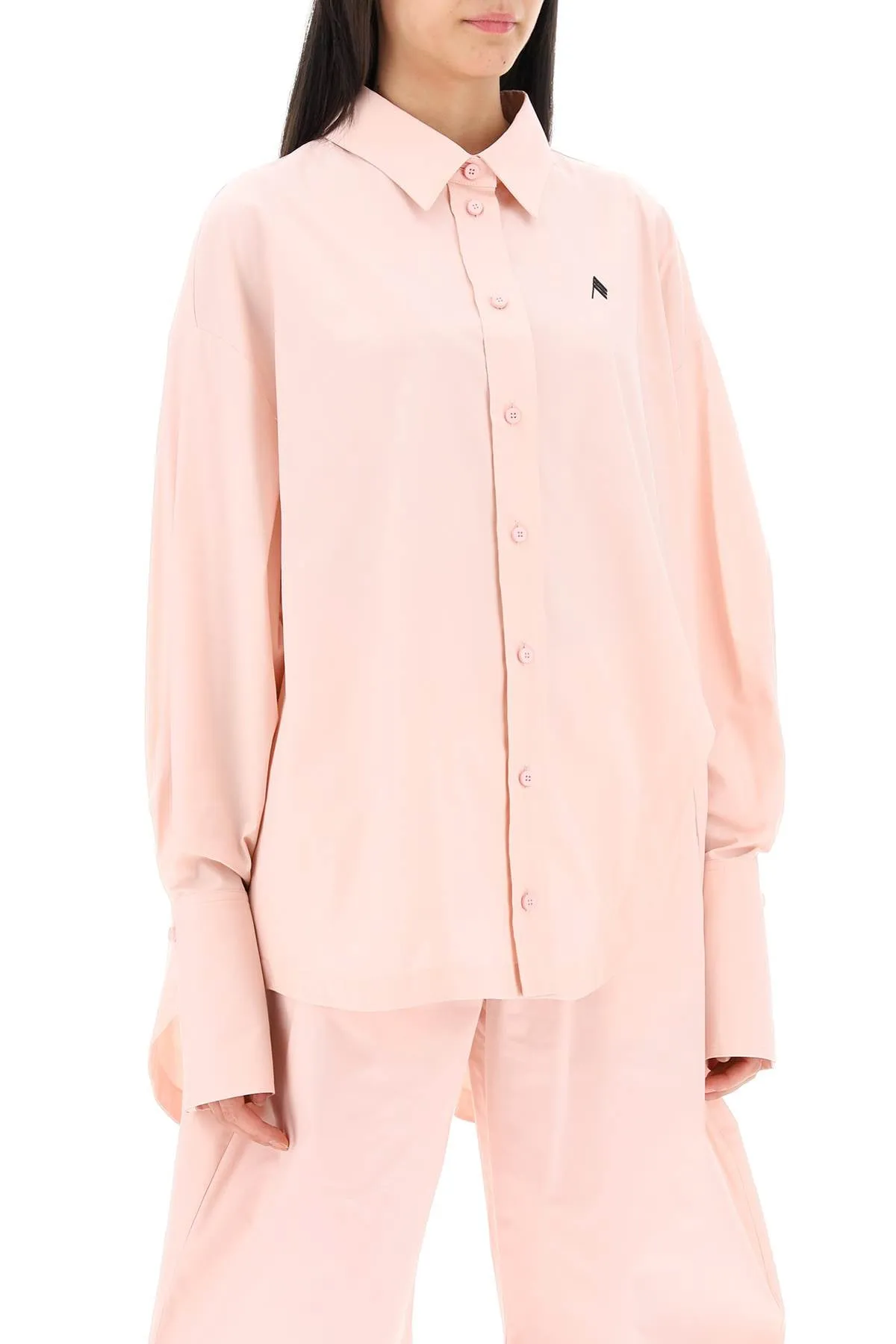 diana oversized asymmetric shirt