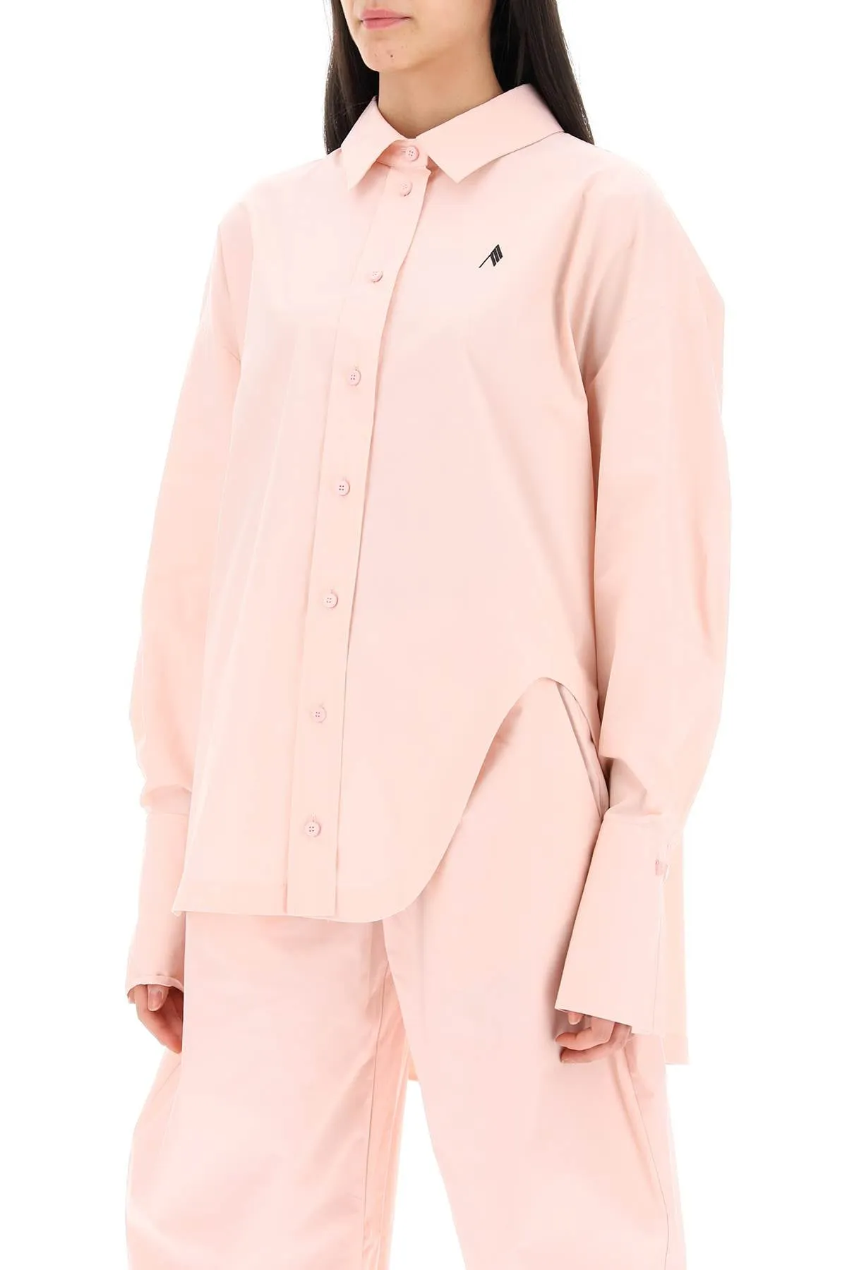 diana oversized asymmetric shirt