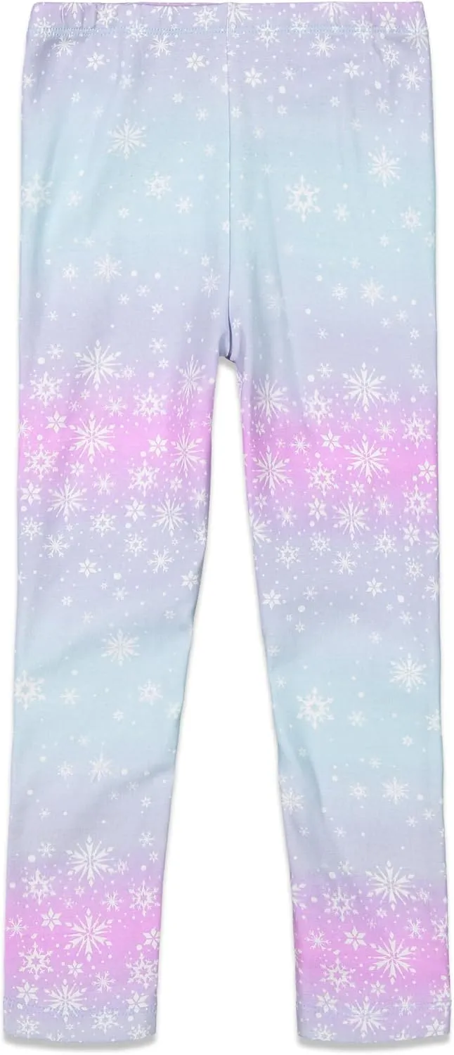 Disney Frozen Olaf Princess Anna Queen Elsa Girls Fleece Hoodie and Leggings Outfit Set Toddler to Big Kid