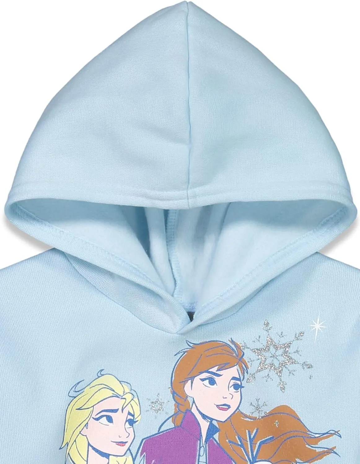 Disney Frozen Olaf Princess Anna Queen Elsa Girls Fleece Hoodie and Leggings Outfit Set Toddler to Big Kid