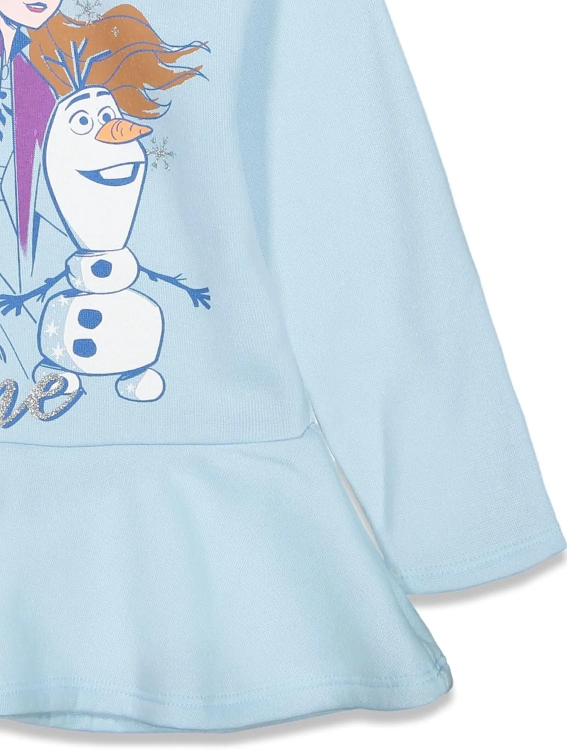 Disney Frozen Olaf Princess Anna Queen Elsa Girls Fleece Hoodie and Leggings Outfit Set Toddler to Big Kid