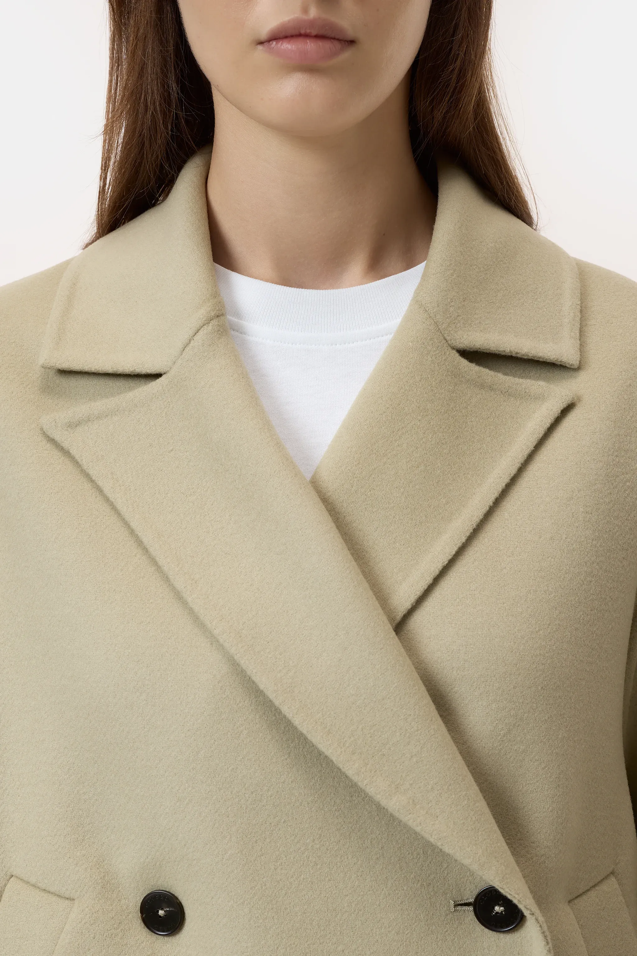Double-faced Duffle Jacket - Warm Sand