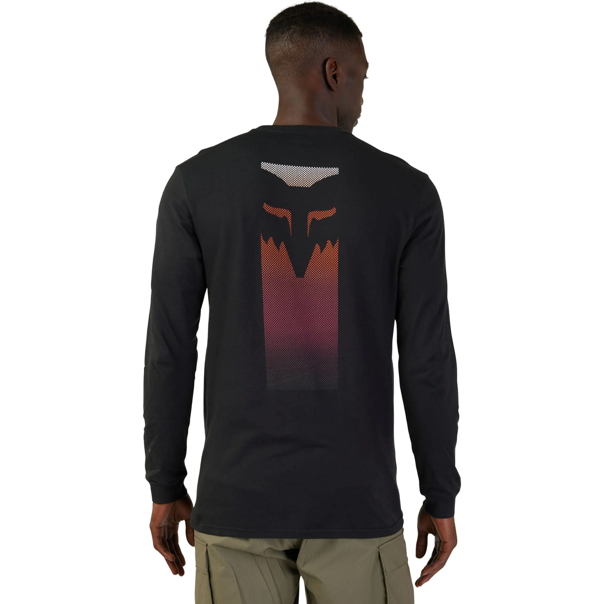 Fox Racing  Mens Flora Long Sleeve Premium Tee T-Shirt Casual Cotton Black
