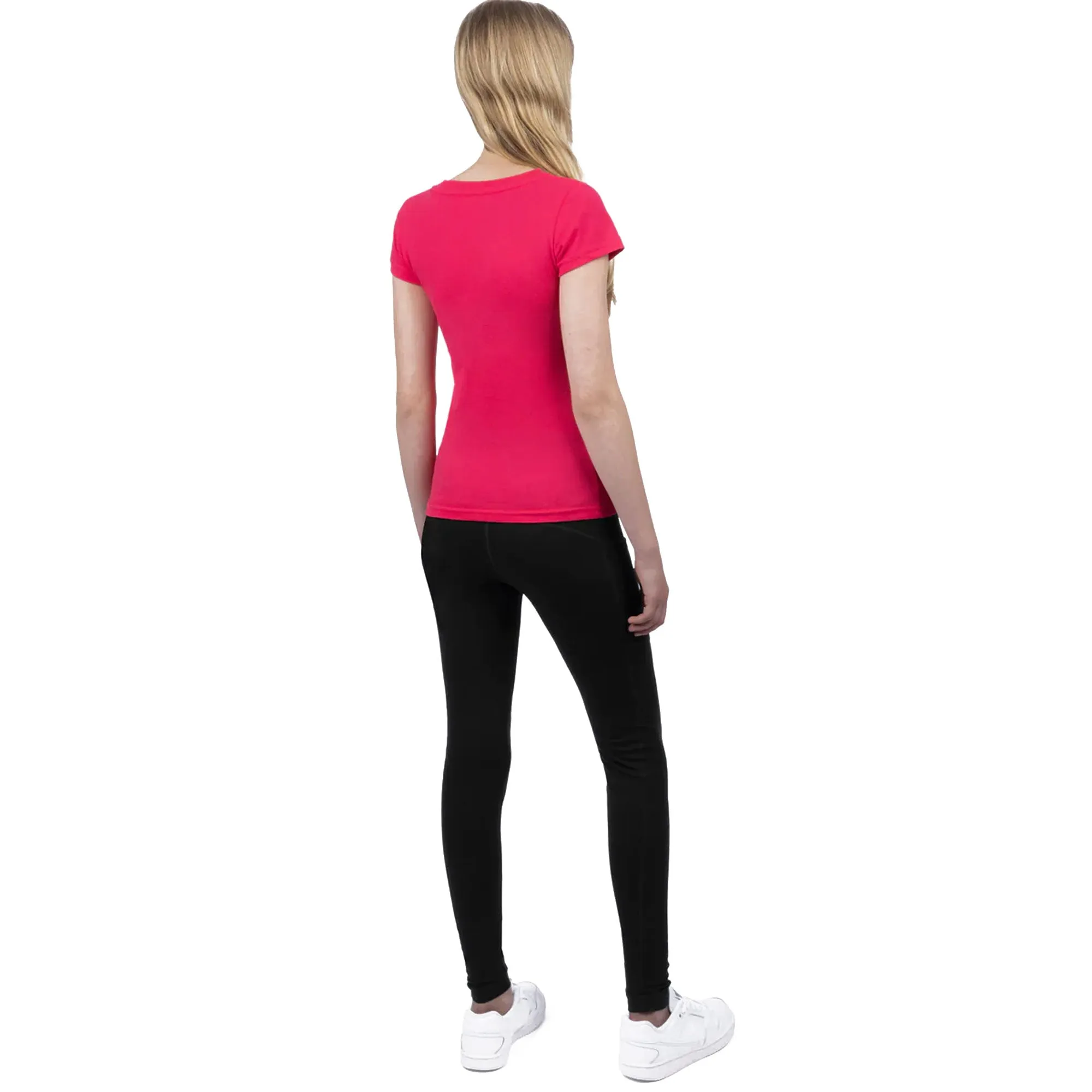 FXR  Girls Broadcast Premium T-Shirt Tee Short Sleeve Cotton Casual Razz E Pink