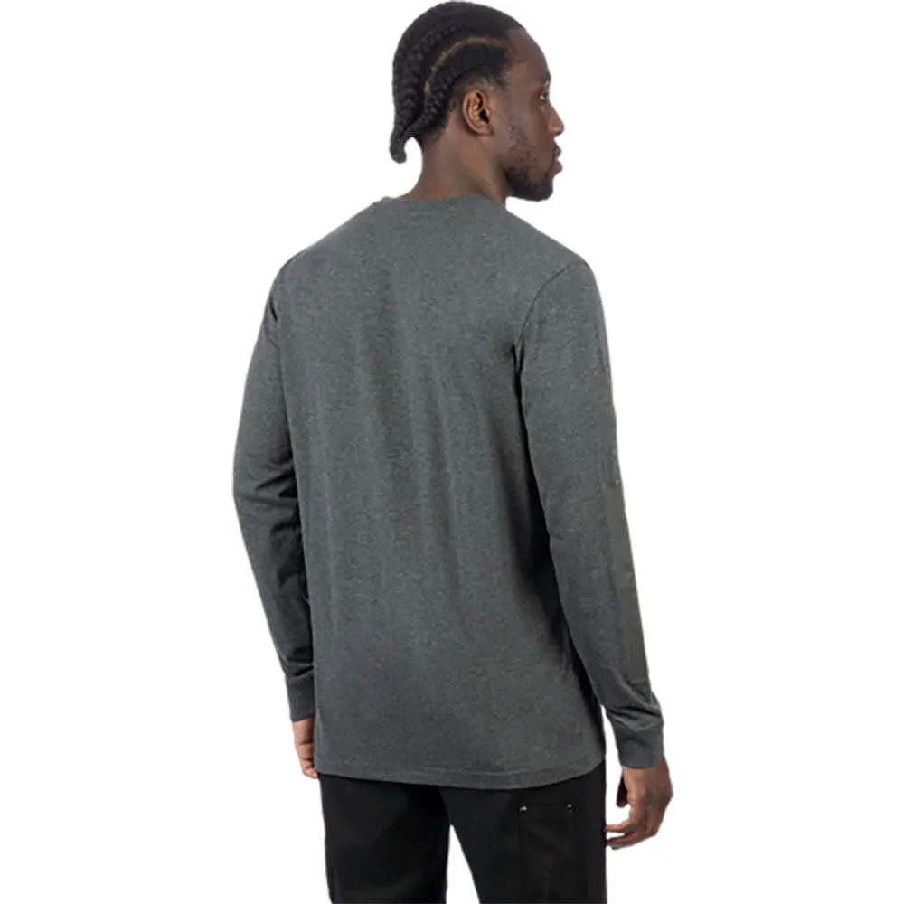 FXR Work Pocket Premium Longsleeve T-Shirt Charcoal Heather Grey