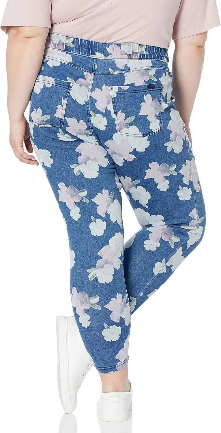 HUE Women's Denim High Rise Skimmer Legging