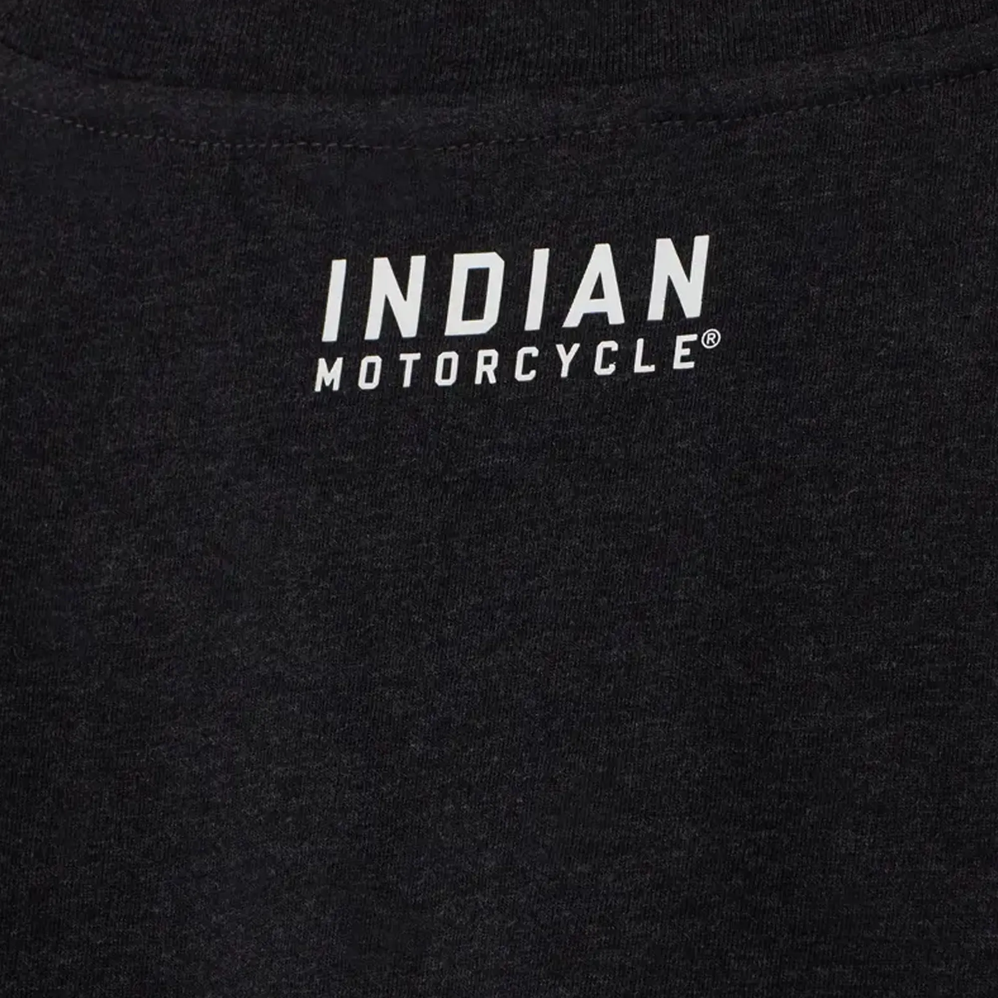 Indian Motorcycle Womens Tri Color Block Logo T-Shirt Black