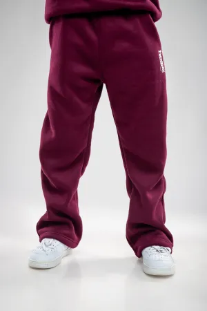 Kids Cosy Pants - Claret
