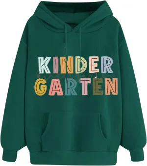 Long Sleeve Crewneck Lightweight Pullover Tops and Drawstring Featuring A Heart Shaped Sixth Grade Teacher Shirts