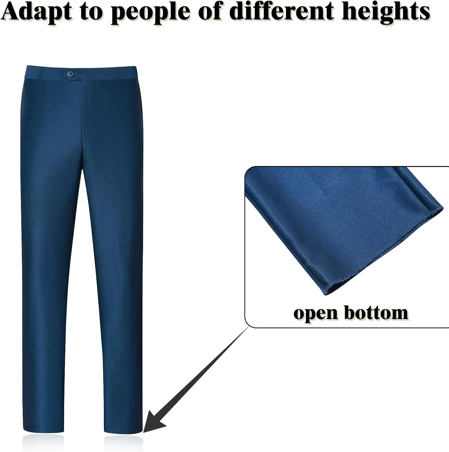 Men's Suit 3 Piece Slim Fit Suits for Men, One Button Solid Shawl Lapel Blazer Jacket Vest Pants Set for Party Wedding