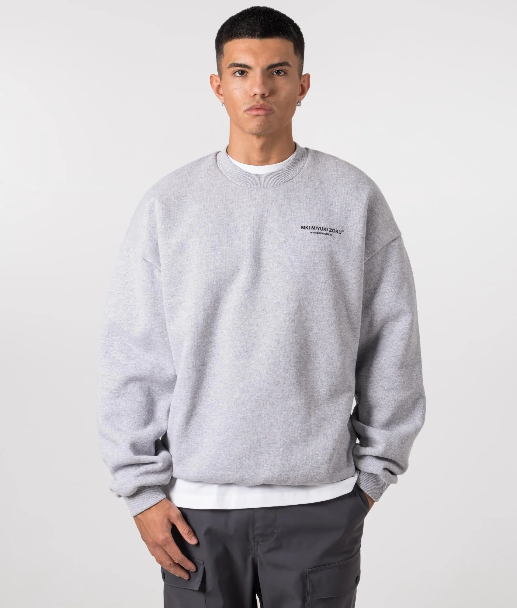 Oversized Fit Design Studio Crewneck Sweatshirt