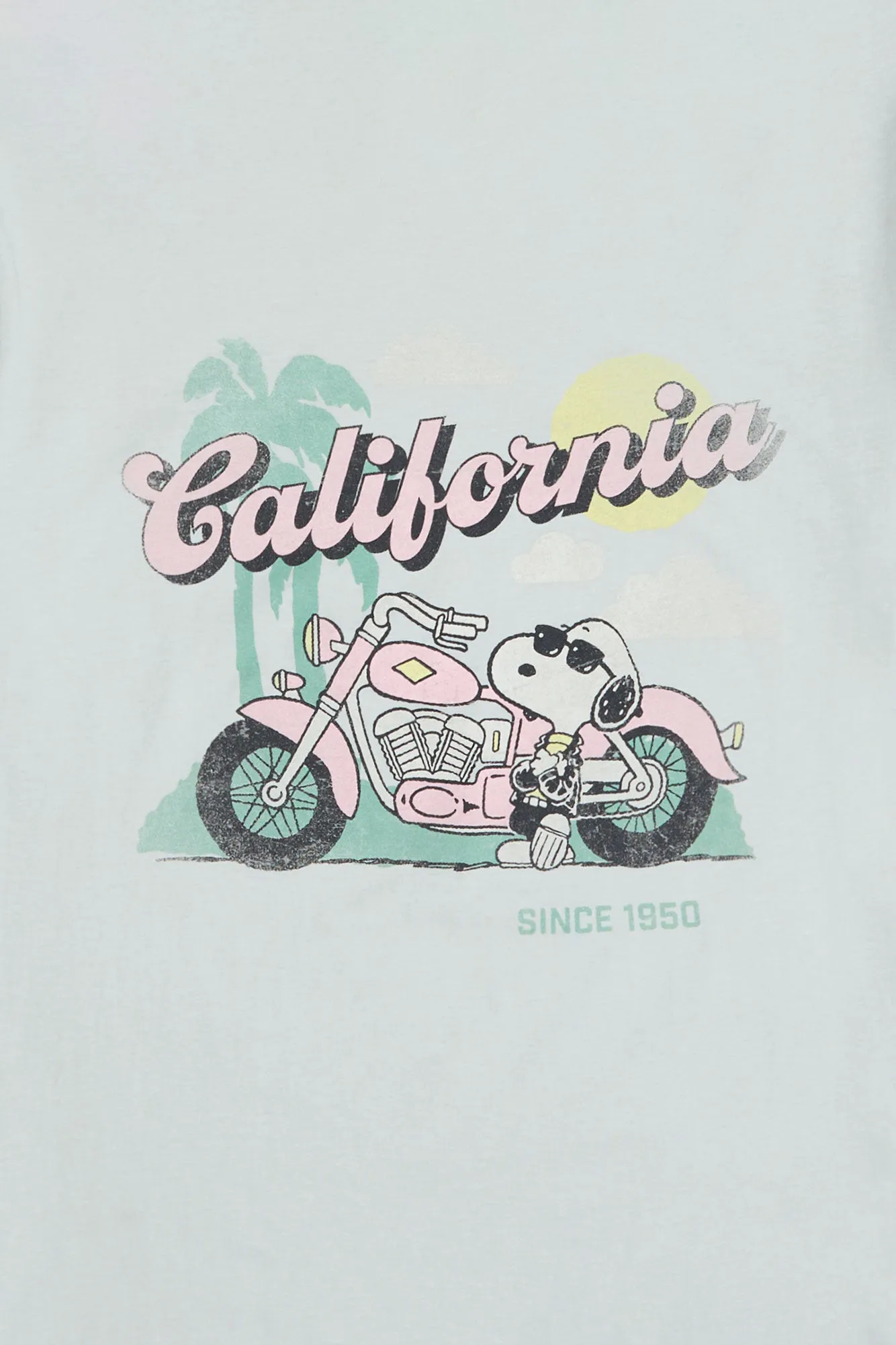 Peanuts Snoopy California Graphic Boyfriend Tee