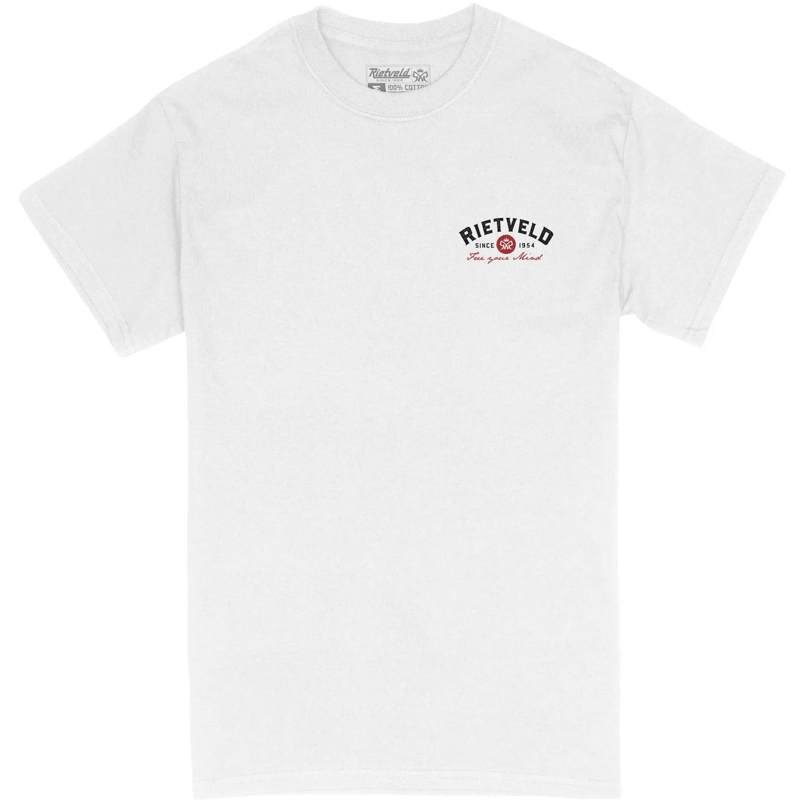 Rietveld Mens Surf Crowd Classic T-Shirt - White