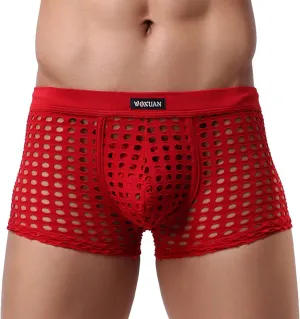RTTUIOP Boxer Briefs for Men Pack Sexy Workout Coloured Pant Mens Expandable Waist Airoft Trousers Cotton Sheath Shorts