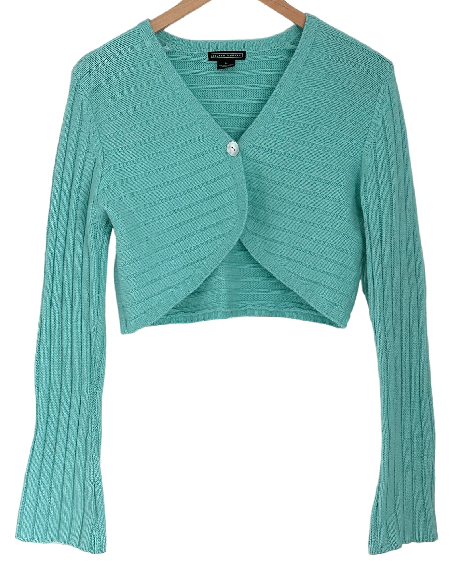 Soft Autumn Dragonfly Ribbed Knit Cashmere Shrug
