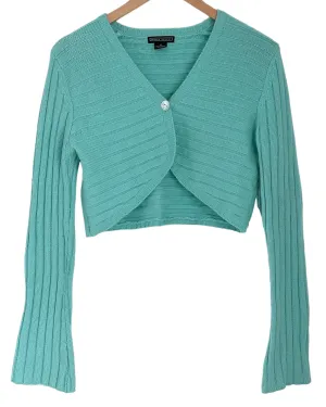 Soft Autumn Dragonfly Ribbed Knit Cashmere Shrug