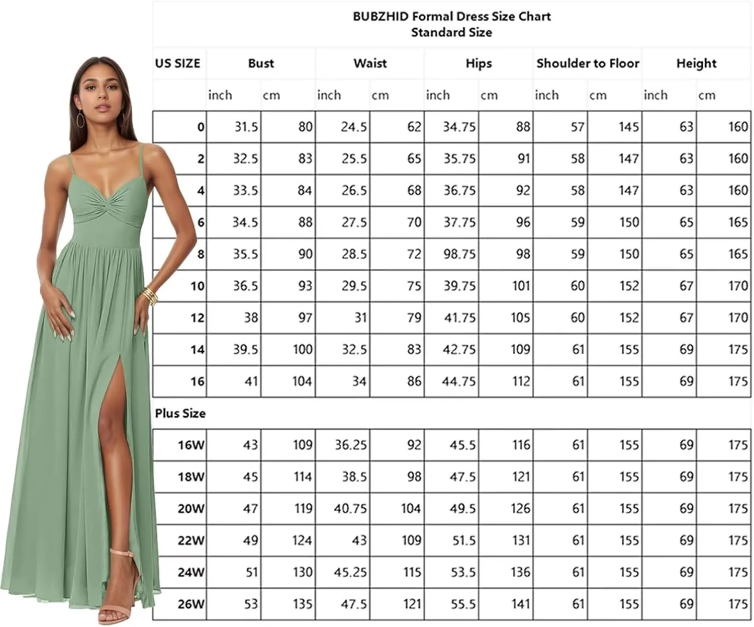 Spaghetti Straps Bridesmaid Dresses for Women V Neck Long Chiffon Formal Prom Dress with Slit