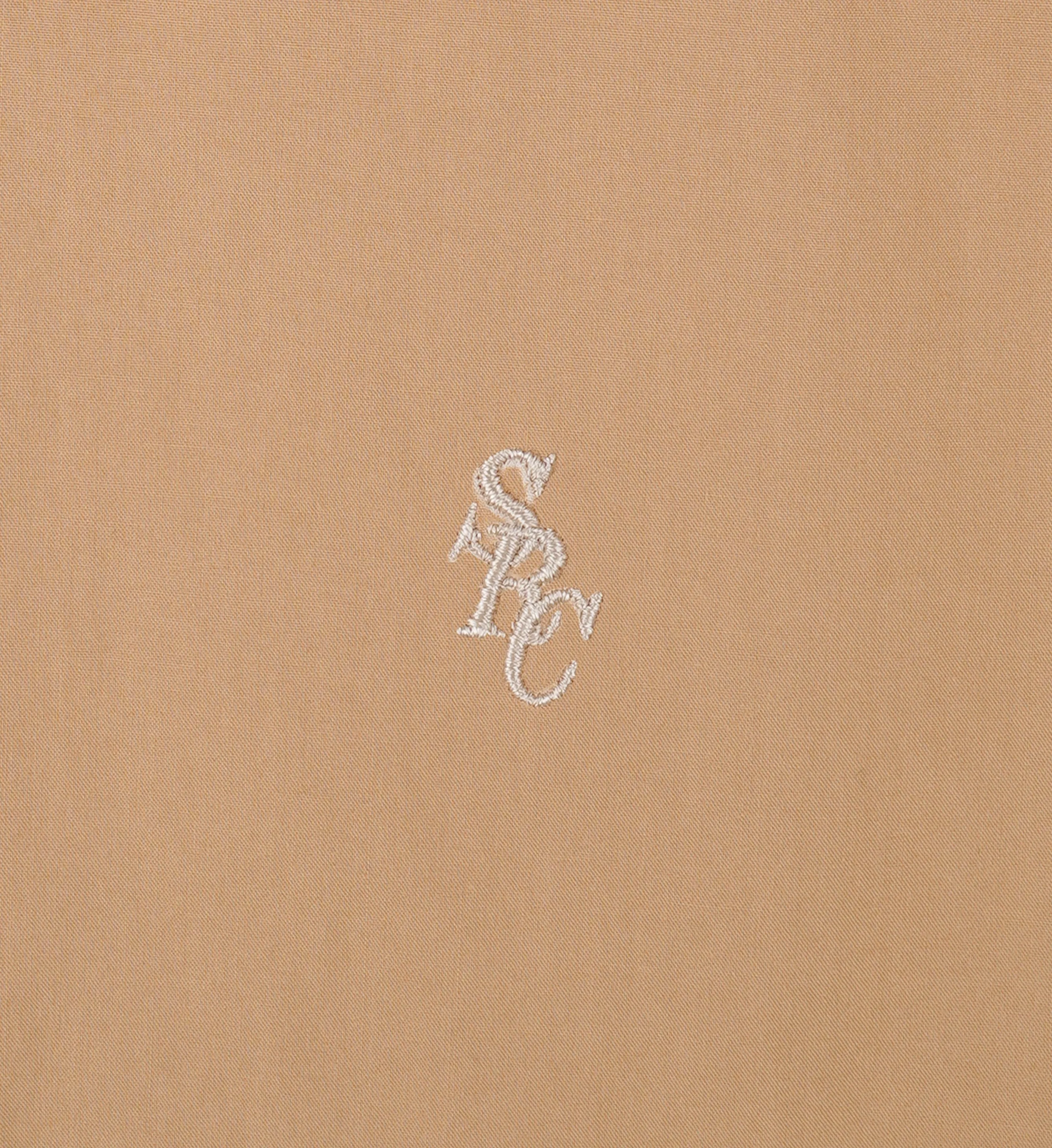SRC Oversized Shirt - British Tan/White