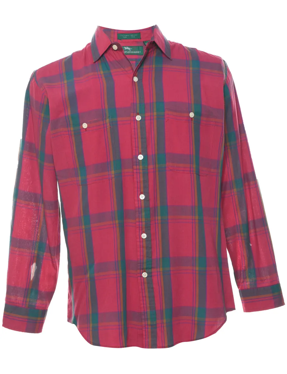Steeple Chase Checked Shirt - M