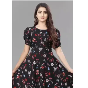 Stylish Cotton Blend Dress For Women