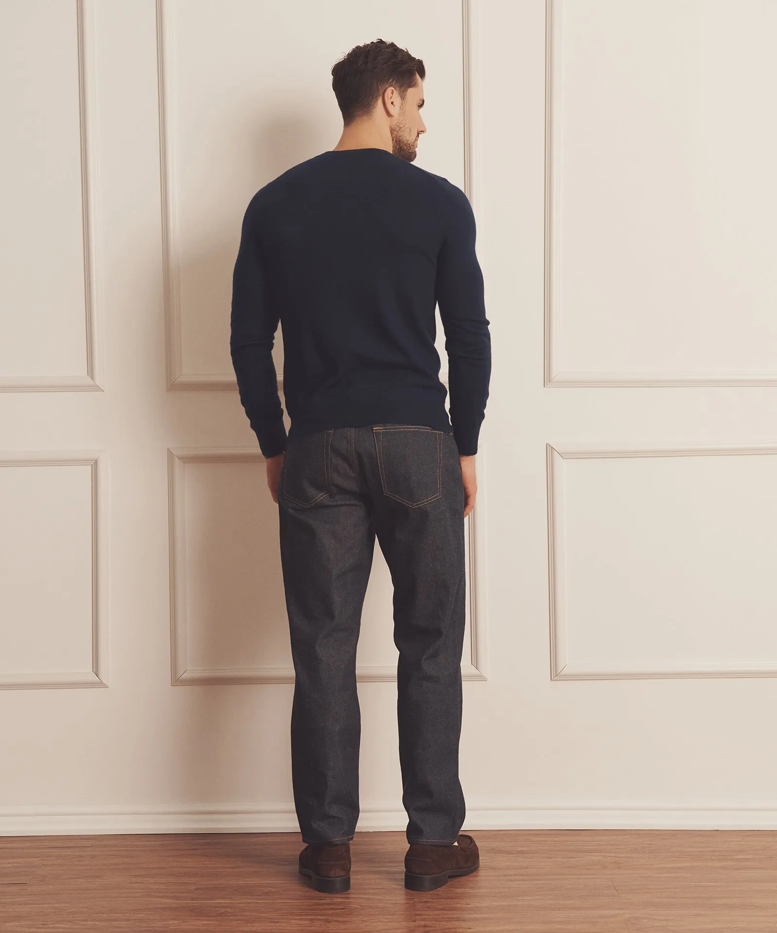 Super Fine Cashmere Long Sleeve Crewneck