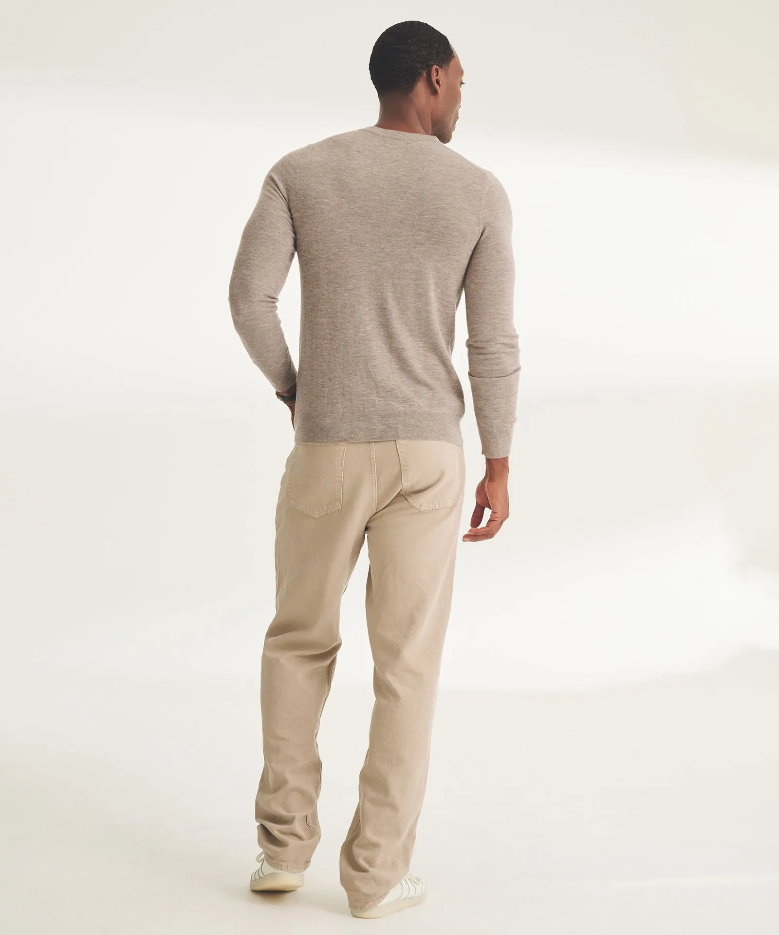 Super Fine Cashmere Long Sleeve Crewneck