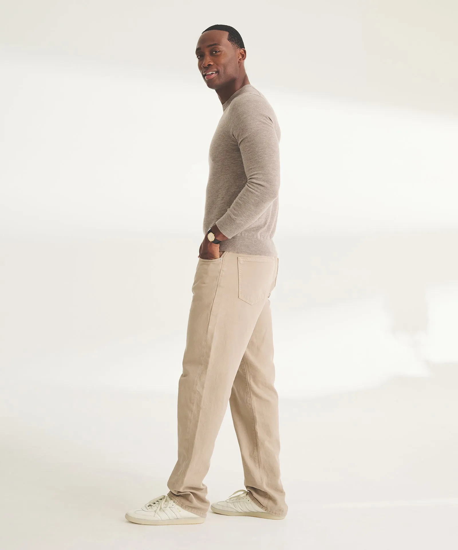 Super Fine Cashmere Long Sleeve Crewneck
