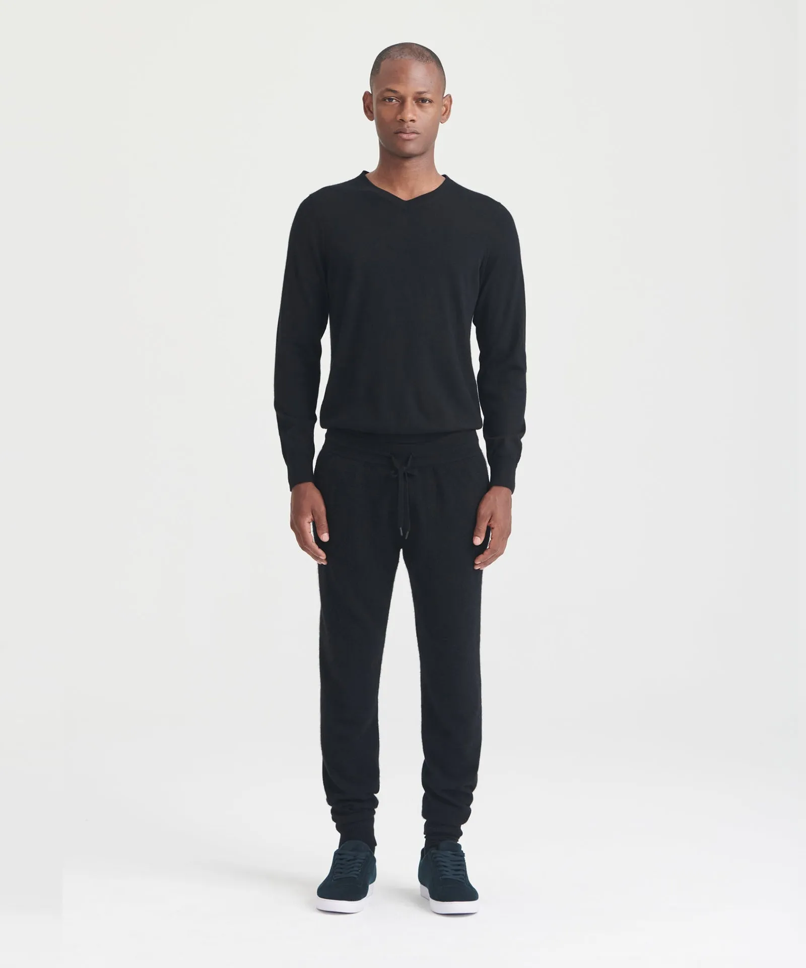 Super Fine Cashmere Long Sleeve V-Neck