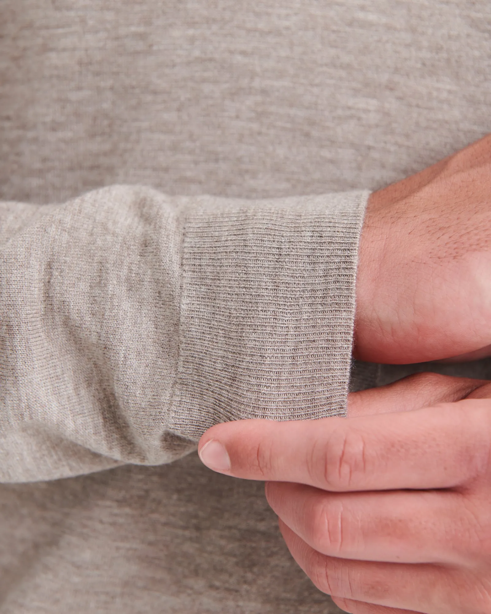 Super Fine Cashmere Long Sleeve V-Neck