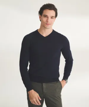 Super Fine Cashmere Long Sleeve V-Neck