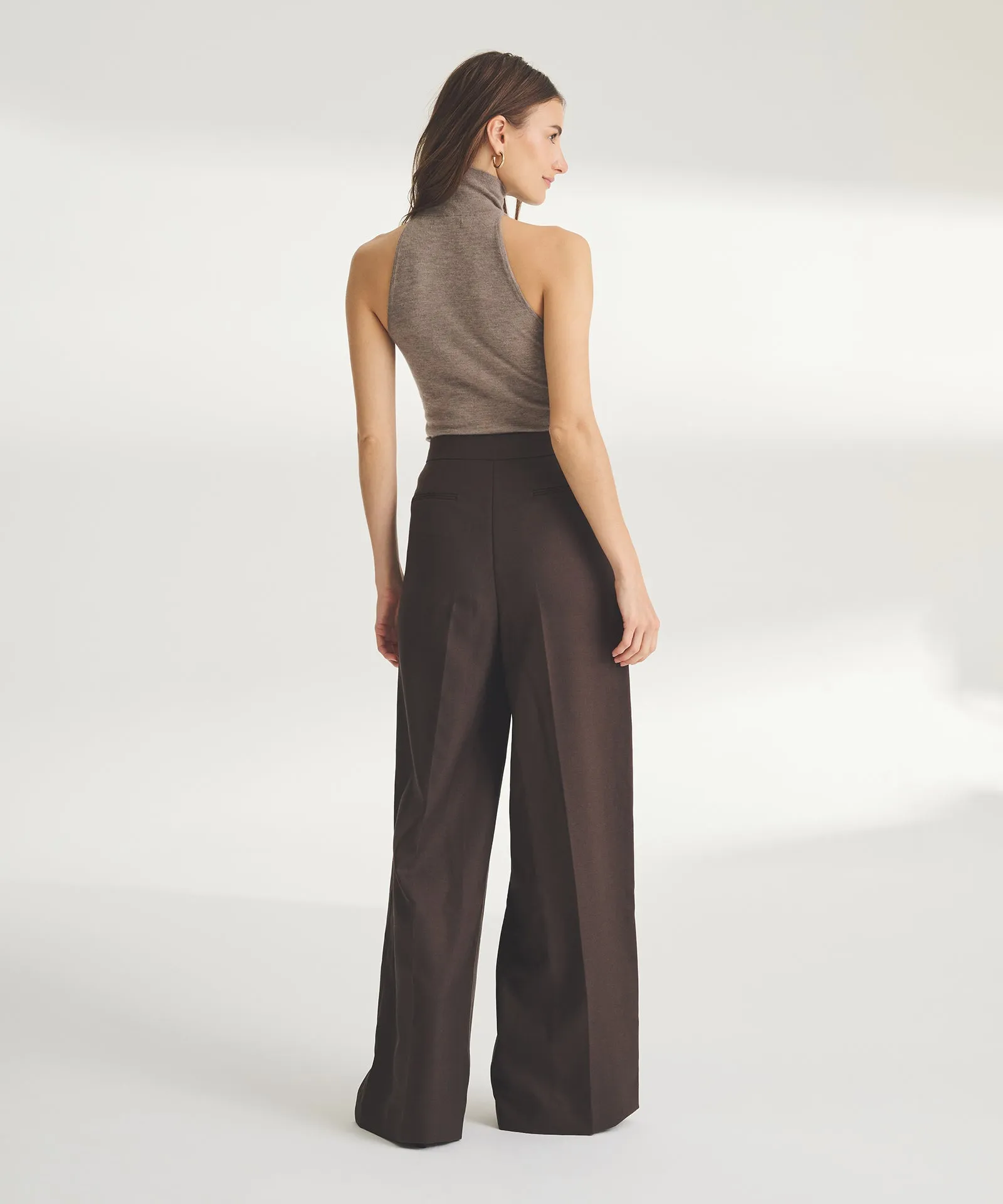 Super Fine Cashmere Sleeveless Turtleneck