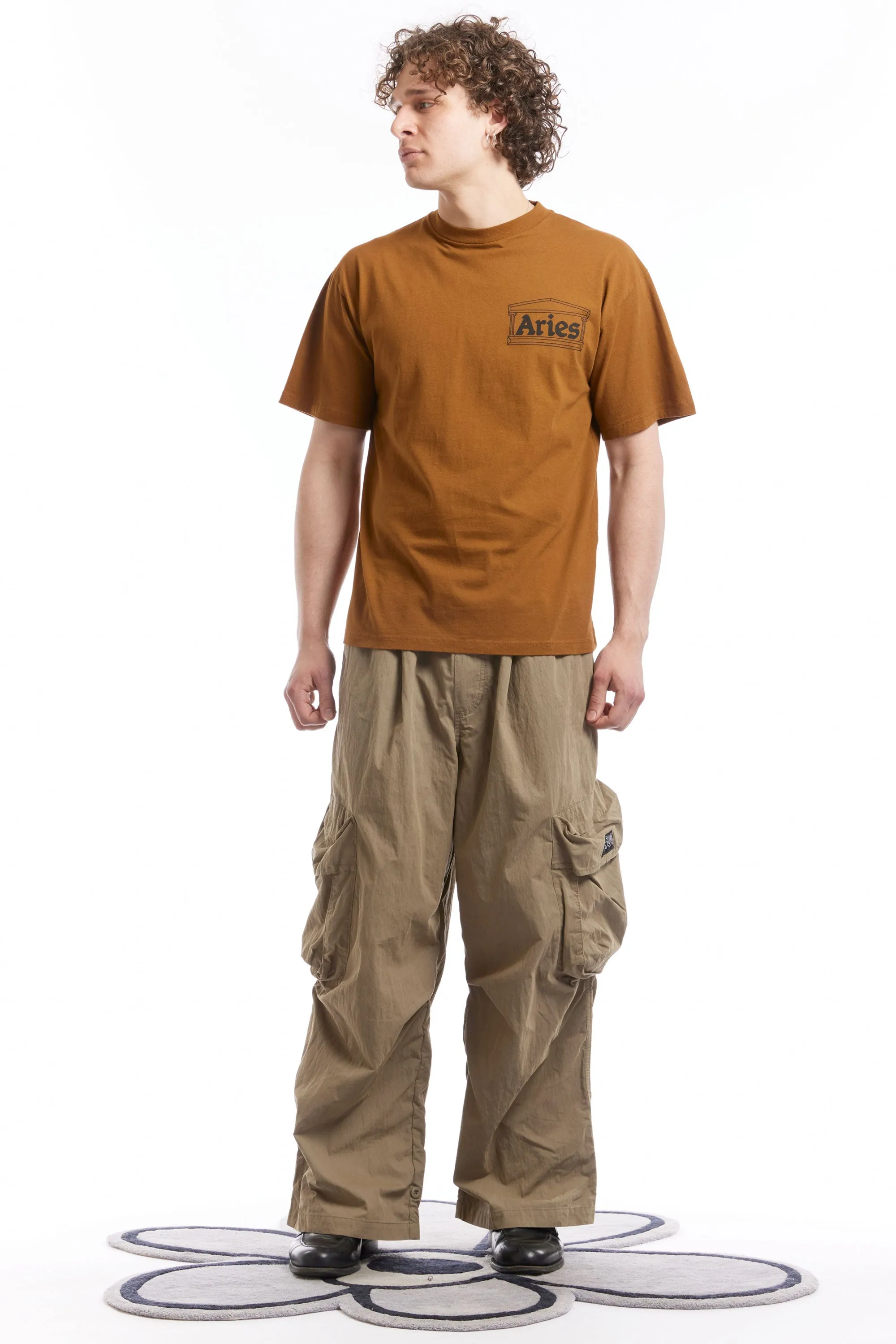 TEMPLE SS TEE BROWN