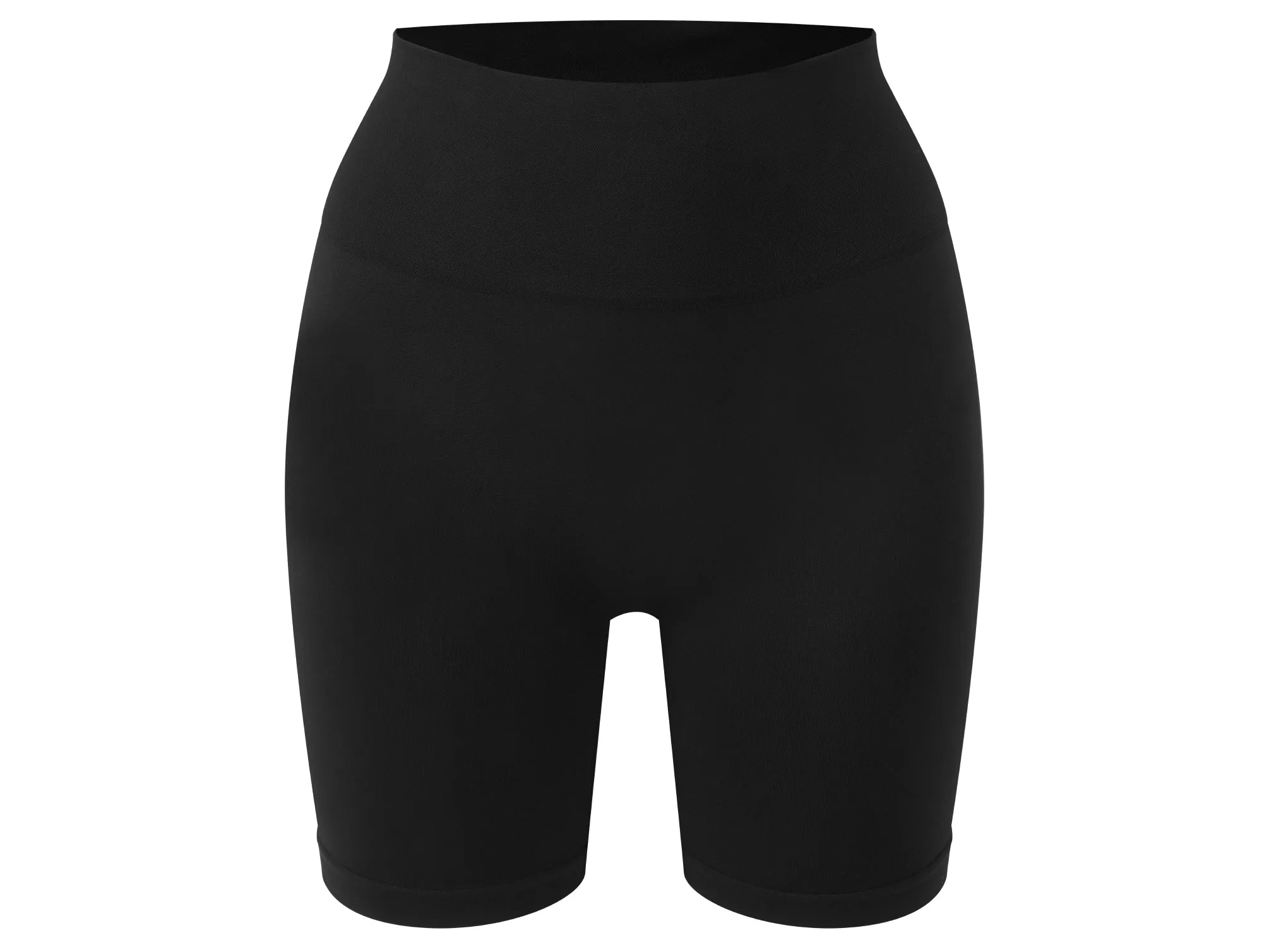 The Contour Black High Waist Short