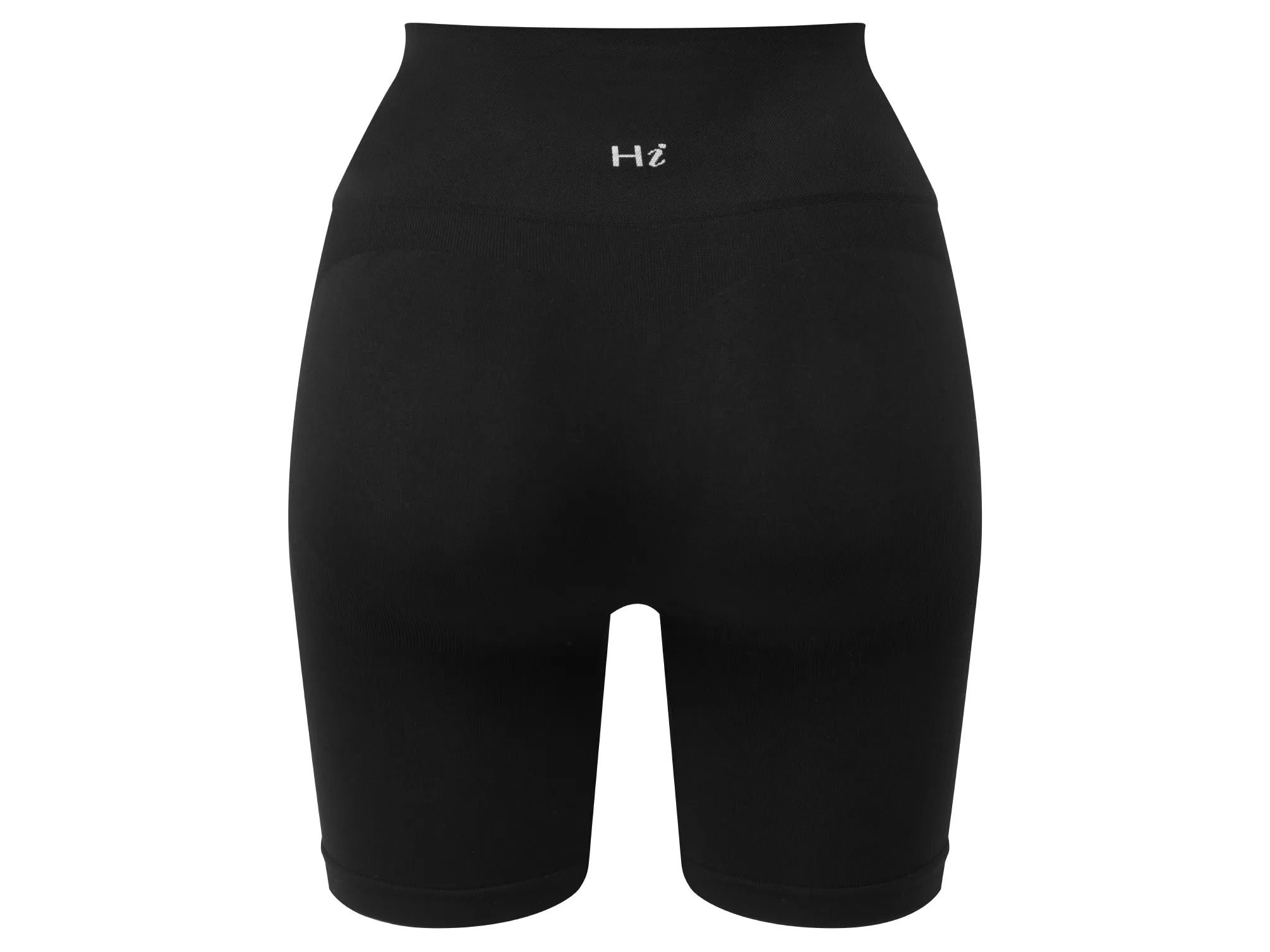 The Contour Black High Waist Short