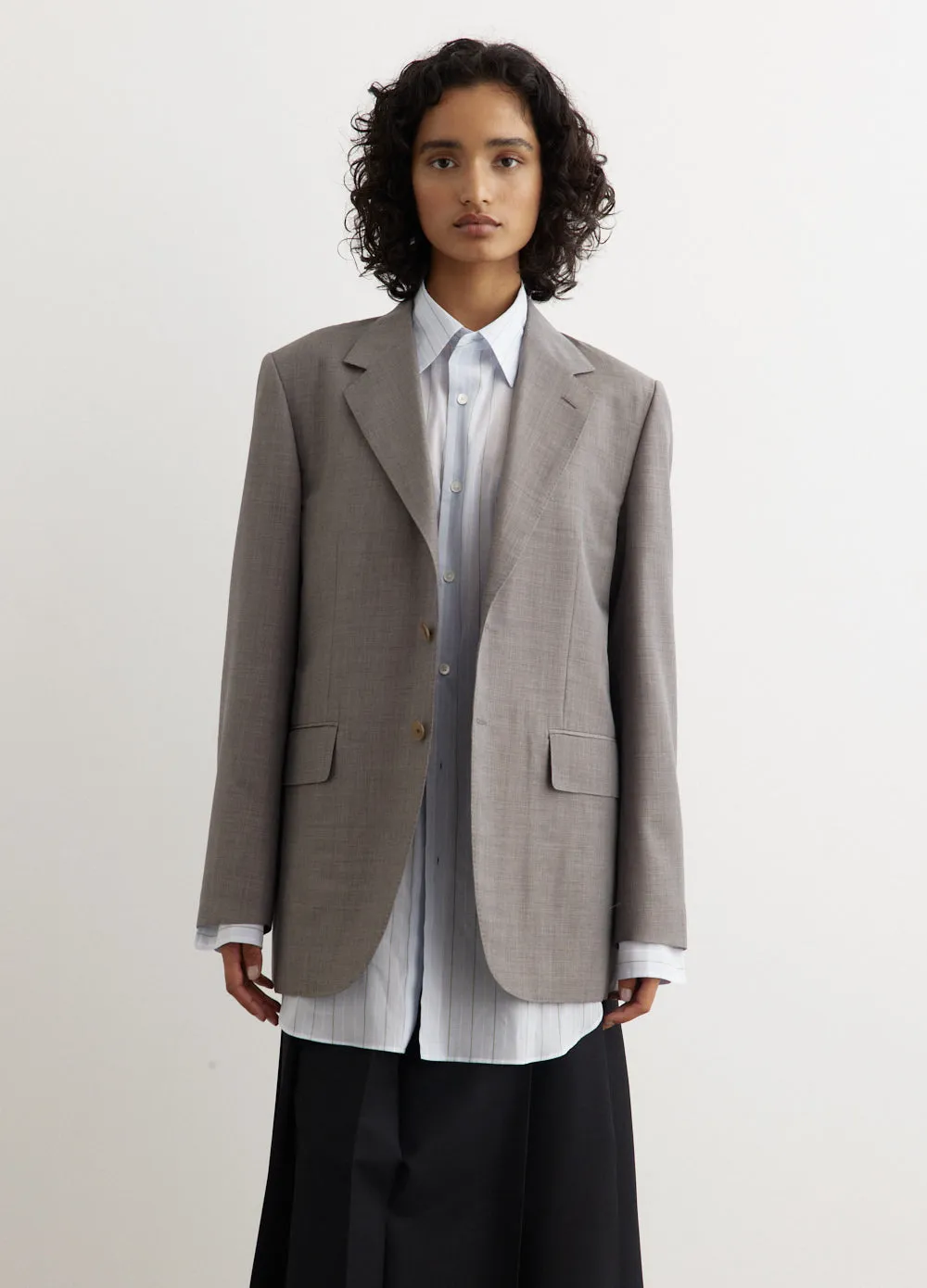 Tropical Wool Kid Mohair Jacket