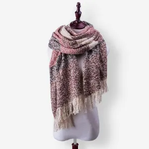 Warm Plaid Soft Winter Scarf