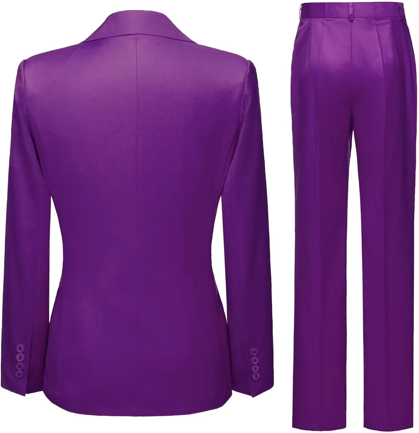 Women's 3 Piece Suit Lady Business Casual Office Pant Suits for Women Dressy One Button Slim Fit Blazer Jacket Vest Pants Set